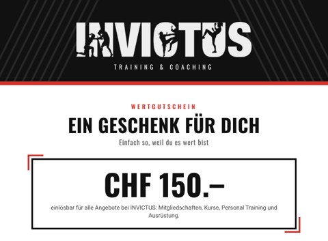 Gutschein-Design Einfach so