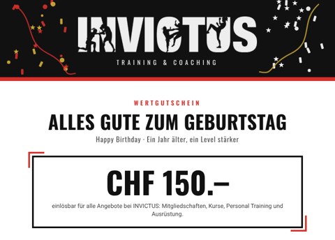 Gutschein-Design Geburtstag