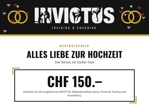 Gutschein-Design Hochzeit