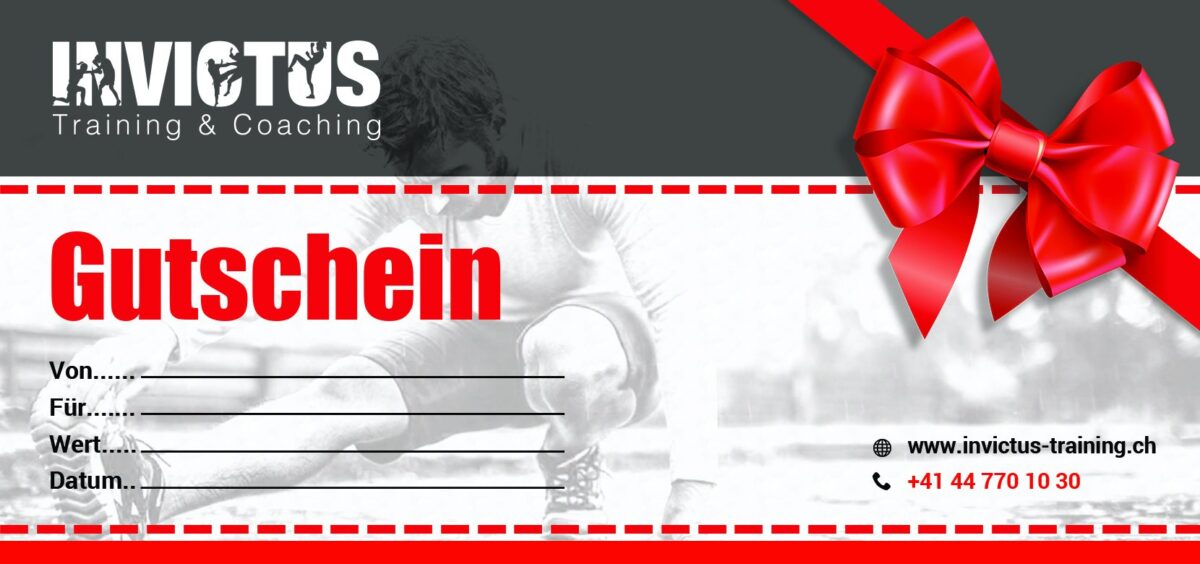 Geschenkgutschein von Invictus Training & Coaching
