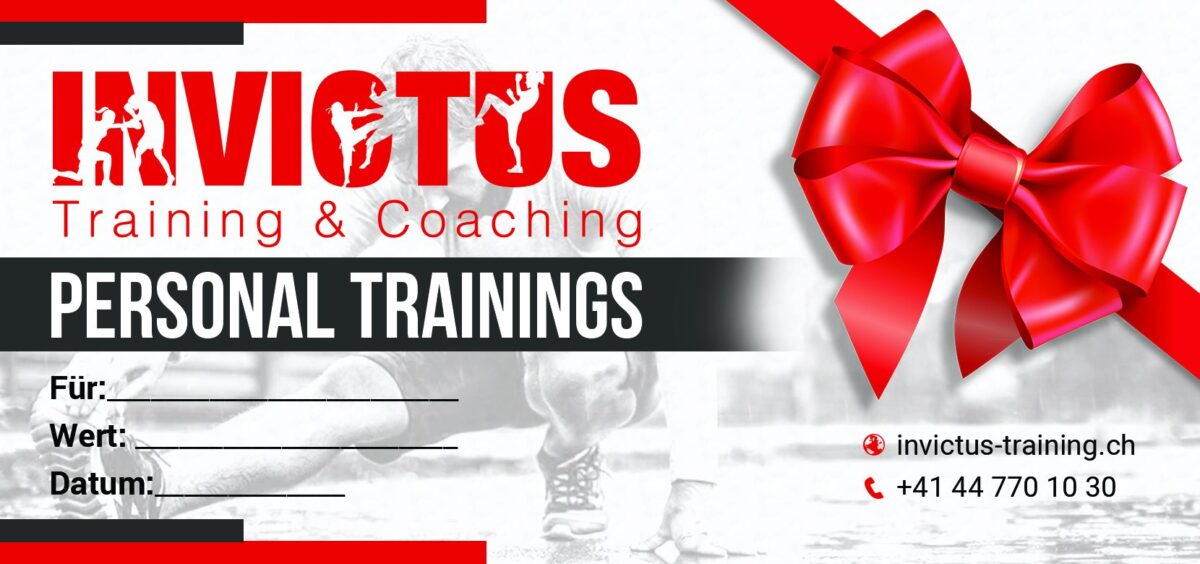 Gutschein für Personal Trainings bei Invictus Training & Coaching